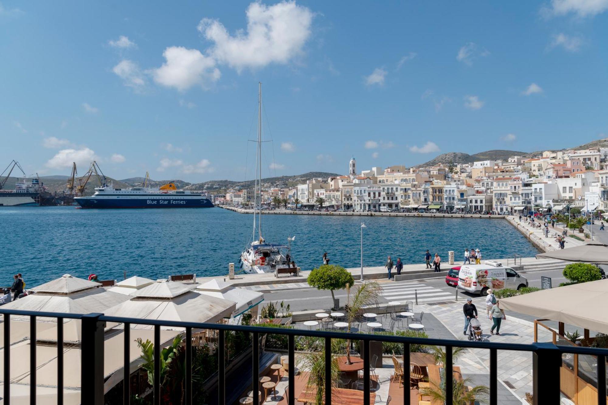 Eclectic Syros Panzió Ermúpoli Kültér fotó