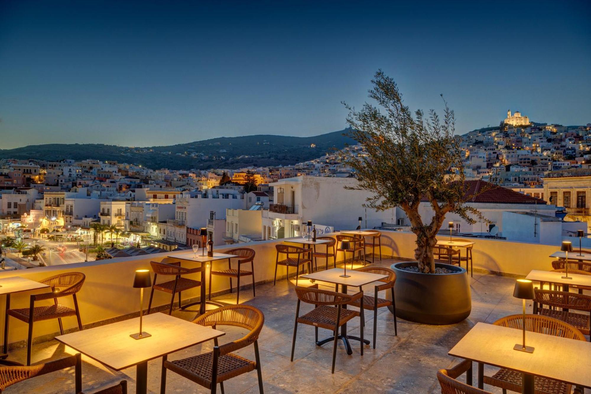 Eclectic Syros Panzió Ermúpoli Kültér fotó